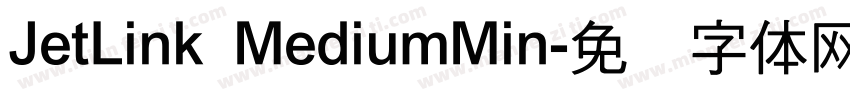 JetLink MediumMin字体转换